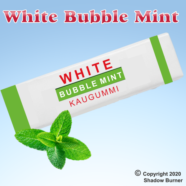 WHITE BUBBLE MINT COPYRIGHT 1