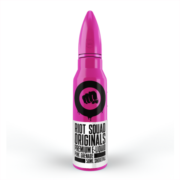 RIOT SQUAD ORIGINALS PINK GRENADE SHORTFILL FLASCHE