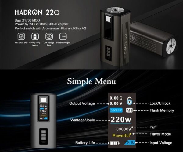 HADRON 220_STEAM CRAVE