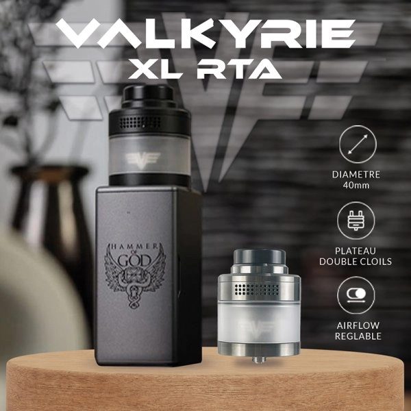 VALKYRIE XL RTA-40MM-VAPERZ-CLOUD_PRÄSENTATION