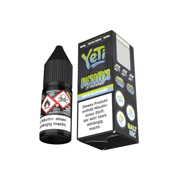 ANGLE2-YETI OVERDOSED 10ML 10MG SOUR BLUE RAZZ